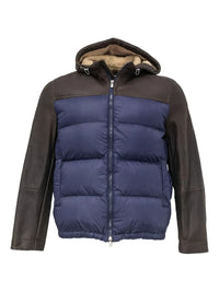 Brunello Cucinelli Colour-Block Puffer Jacket