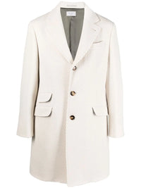 Brunello Cucinelli Single-Breasted Textured Coat