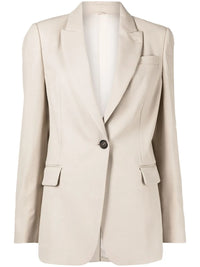 Brunello Cucinelli One-Button Single-Breasted Blazer