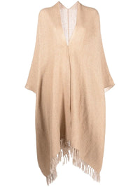 Brunello Cucinelli Fringed Oversized Coat