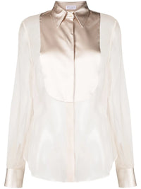 Brunello Cucinelli Sheer Silk Shirt