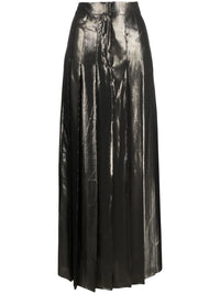 Brunello Cucinelli Metallic Pleated Skirt