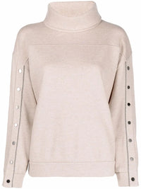 Brunello Cucinelli Buttoned-Sleeve Jumper