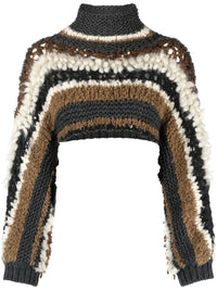 Brunello Cucinelli Colour-Block Cashmere Jumper