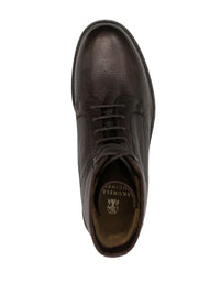 Brunello Cucinelli Leather Ankle Boots
