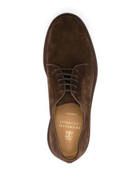 Brunello Cucinelli Lace-Up Suede Derby Shoes