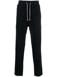 Brunello Cucinelli Straight-Leg Cotton Track Pants