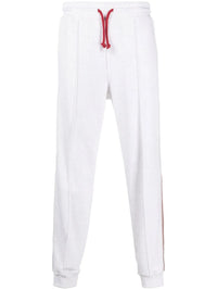 Brunello Cucinelli Striped-Trim Cotton Track Pants