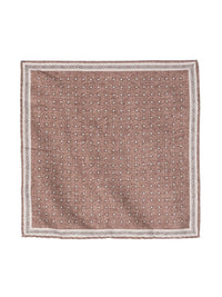 Brunello Cucinelli Mix-Print Silk Scarf