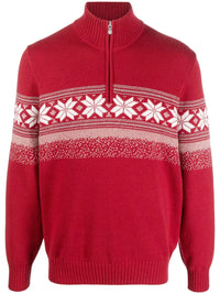 Brunello Cucinelli Fair Isle Zip-Neck Jumper