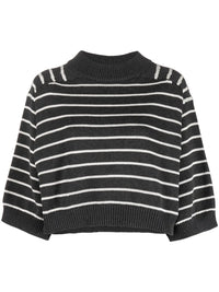 Brunello Cucinelli Striped Cotton Jumper