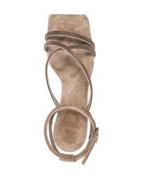 Brunello Cucinelli Low-Heel Strap Sandals