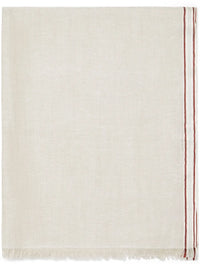 Brunello Cucinelli Stripe Border Scarf