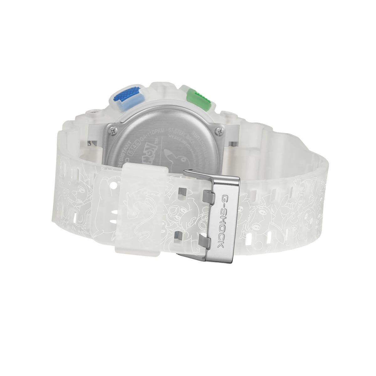 CASIO x Pokemon G-Shock Analog-Digital 'White' GA-110PKM-7A