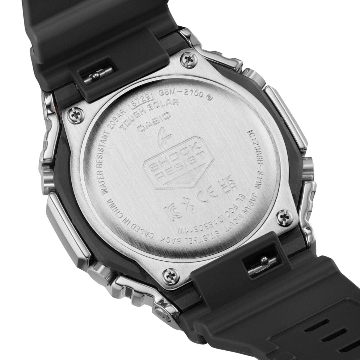 CASIO G-Shock G-Steel 2100 Series Analog-Digital 'Turquoise Silver Black' GBM-2100A-1A2