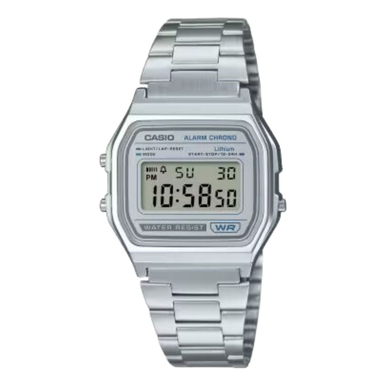 CASIO Vintage A158 Series 'Silver' A158WEA-7
