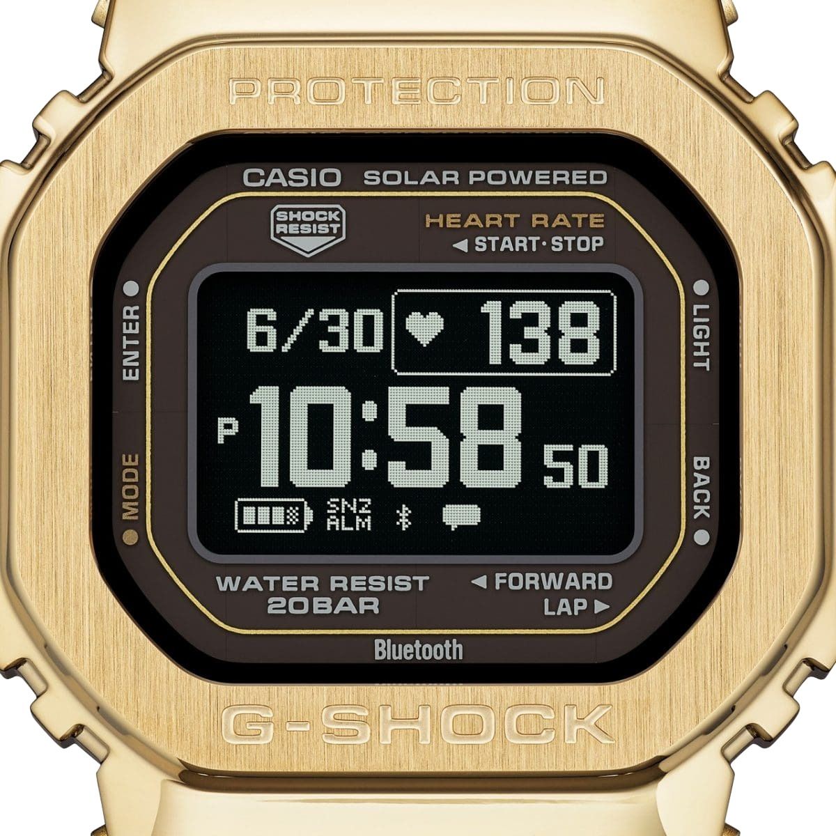 CASIO G-SHOCK G-SQUAD GM-H5600 Series 'Black Gold' GM-H5600-9