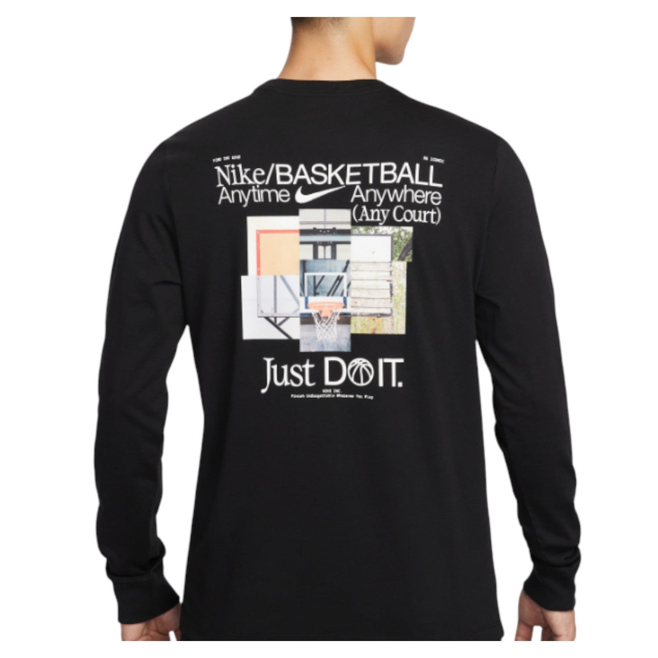 Nike Basketball Long-Sleeve Shirt 'Just Do It Anytime'  HV1771-010