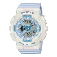 (WMNS) CASIO Baby G BA-110 Series 'White Blue' BA-110PD-2A