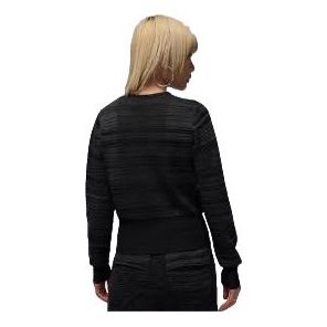 (WMNS) Air Jordan x Tla Knitwear Cardigan 'Dark Smoke Grey Black' IB0935-070