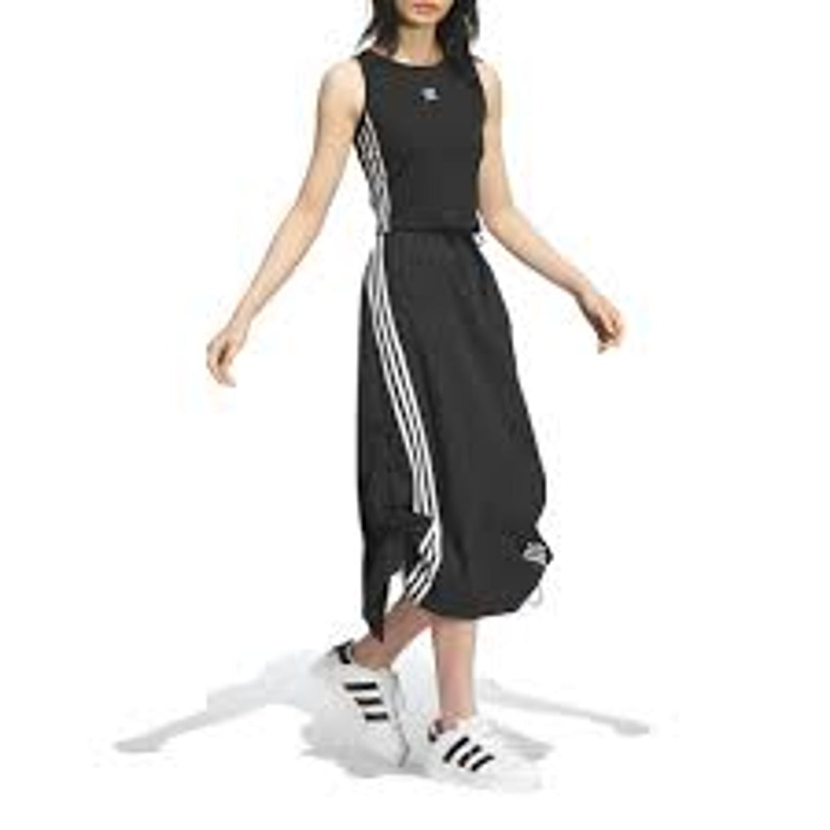 (WMNS) adidas Originals 3-Stripe Parach Skirt 'Black White' JC6123