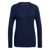 (WMNS) adidas Statement Blended Cashmere Pullover Sweater Asia Sizing 'Navy' HG1678