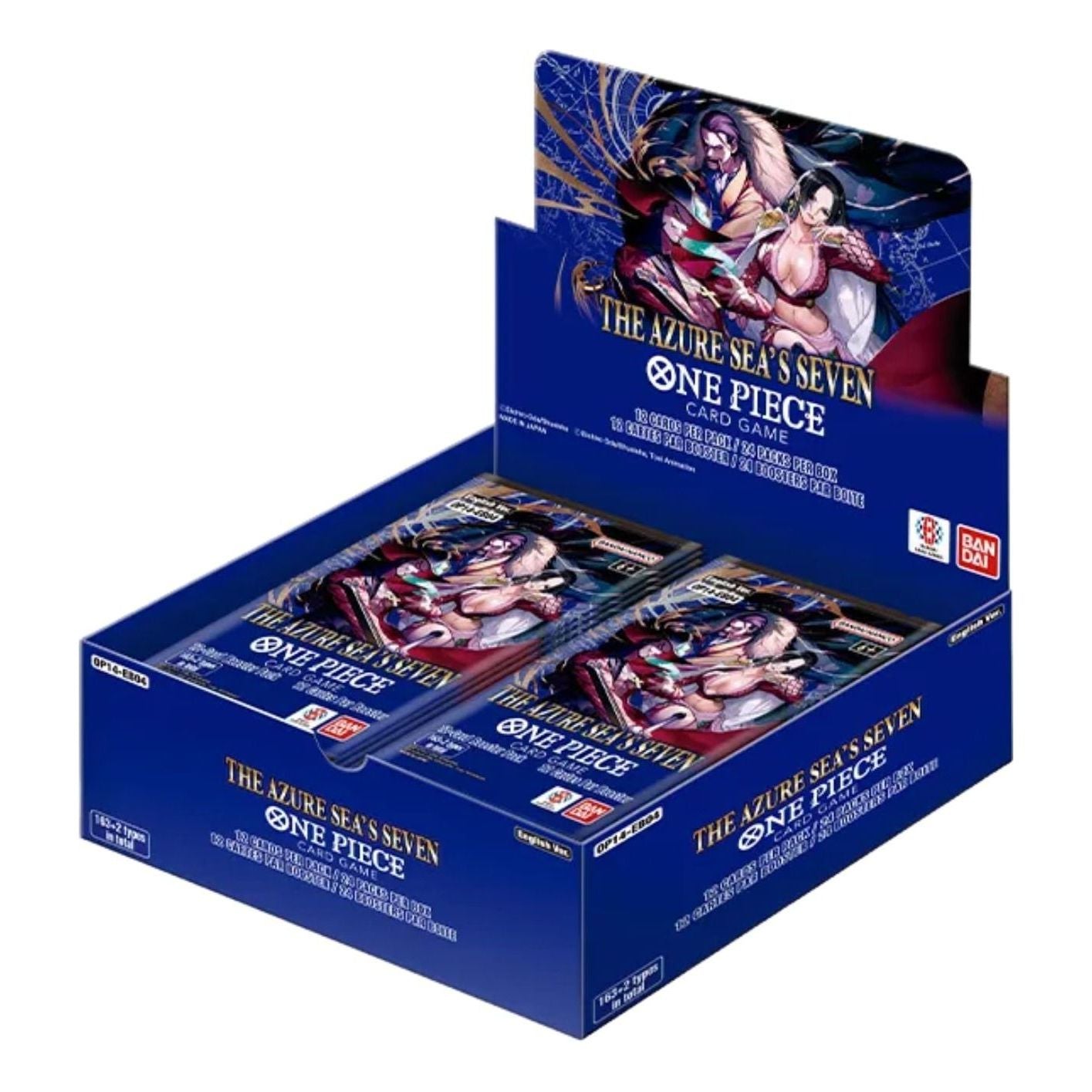 One Piece Card Eng. The Azure Sea's Seven Booster Box Case 810158836402