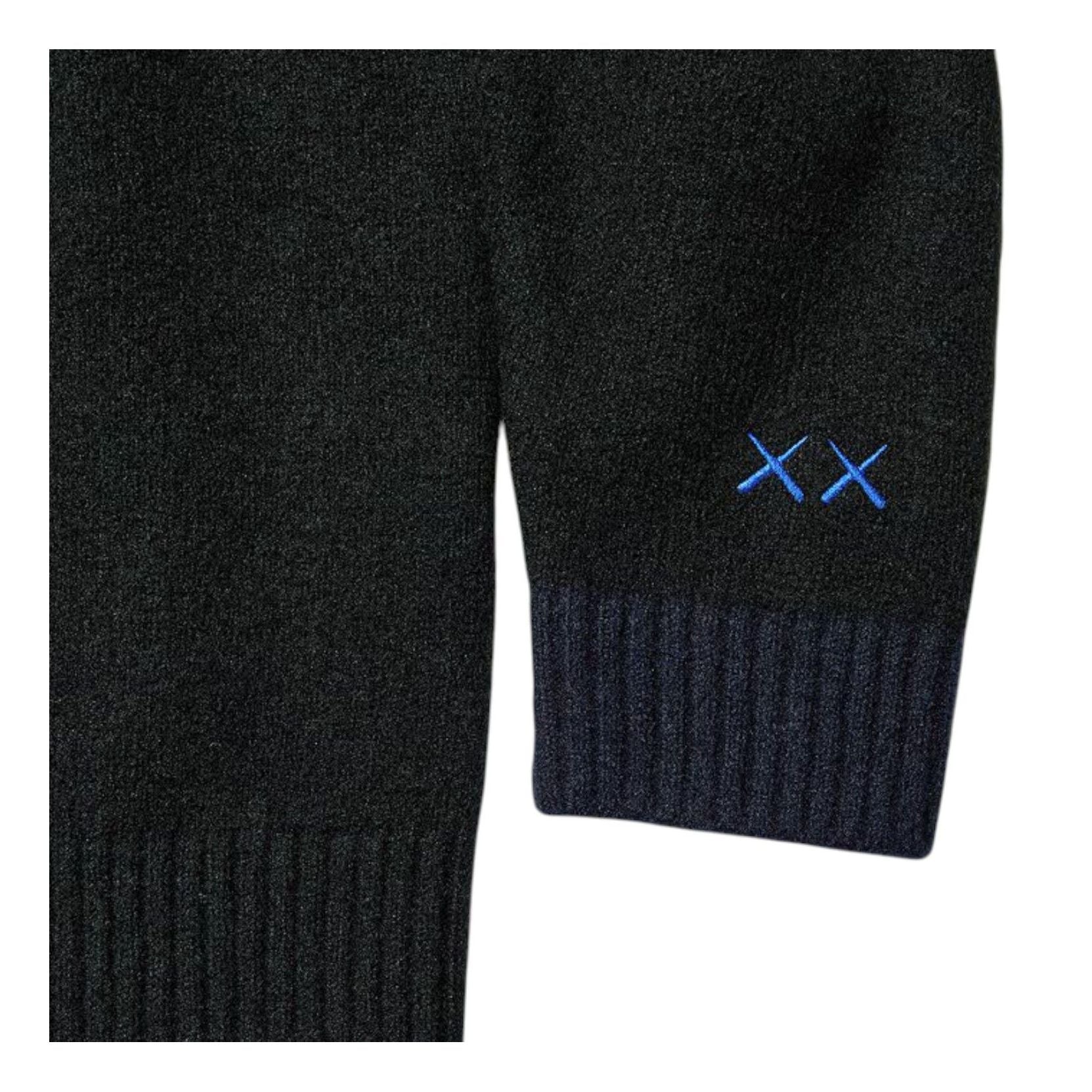 (GS) Uniqlo x KAWS WINTER Knit Sweater 'Black' 478143-BLACK