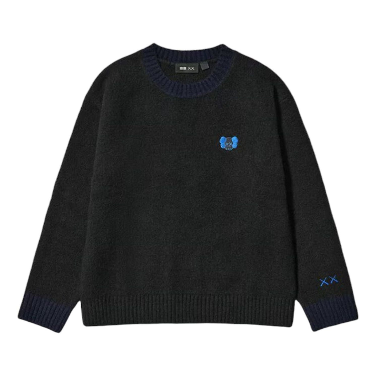 (GS) Uniqlo x KAWS WINTER Knit Sweater 'Black' 478143-BLACK