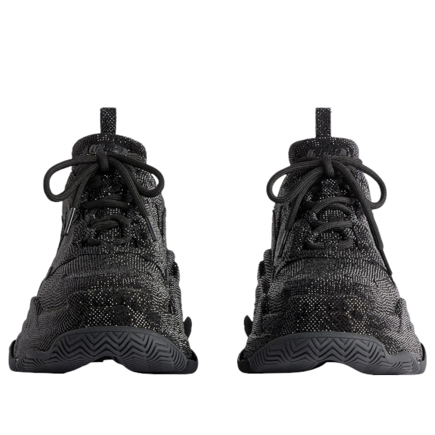(WMNS) Balenciaga Triple S 'Black Rhinestones' 524039W2TST1000