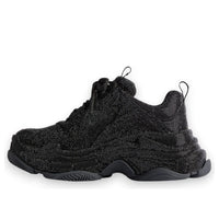 (WMNS) Balenciaga Triple S 'Black Rhinestones' 524039W2TST1000