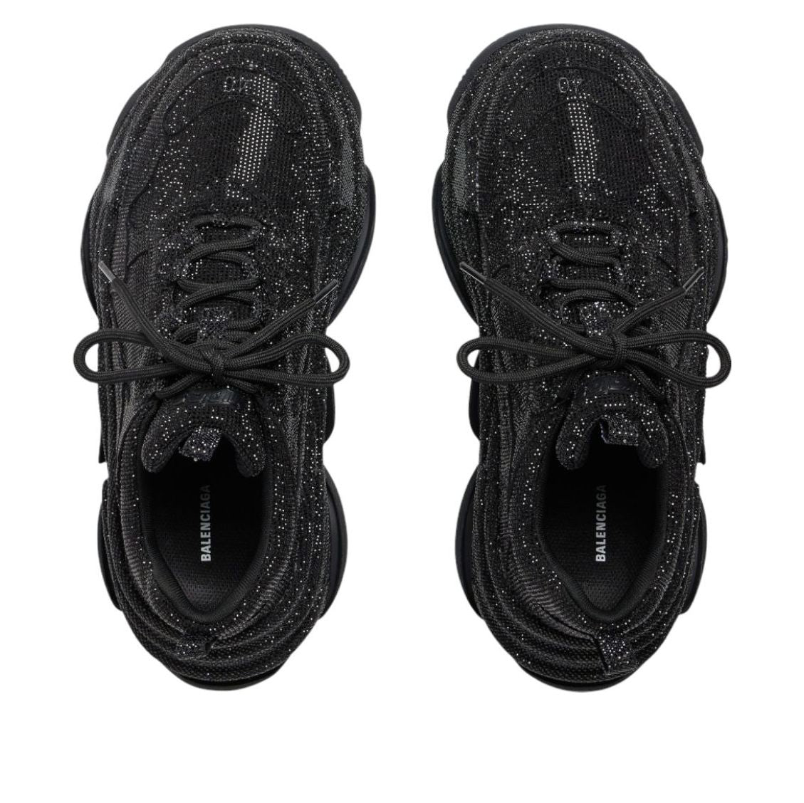 (WMNS) Balenciaga Triple S 'Black Rhinestones' 524039W2TST1000