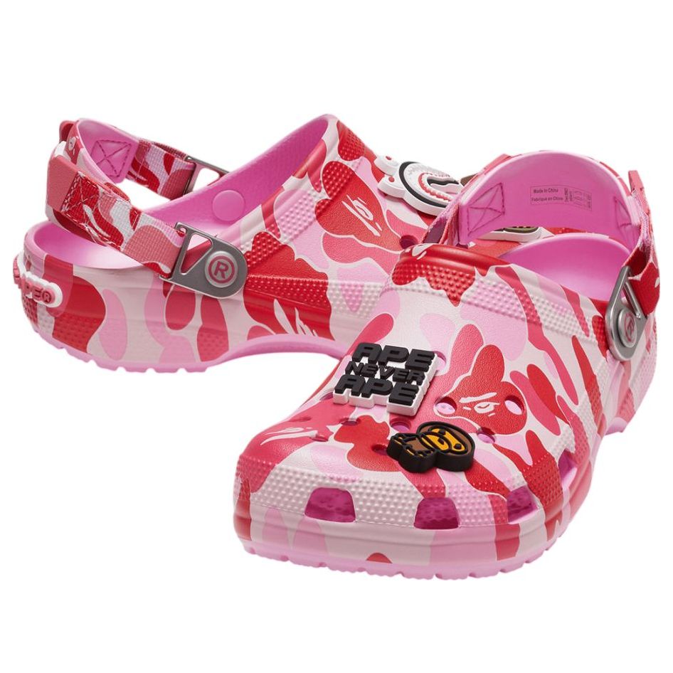 Crocs x A Bathing Ape Clog 'Carnation' 209627-6I2