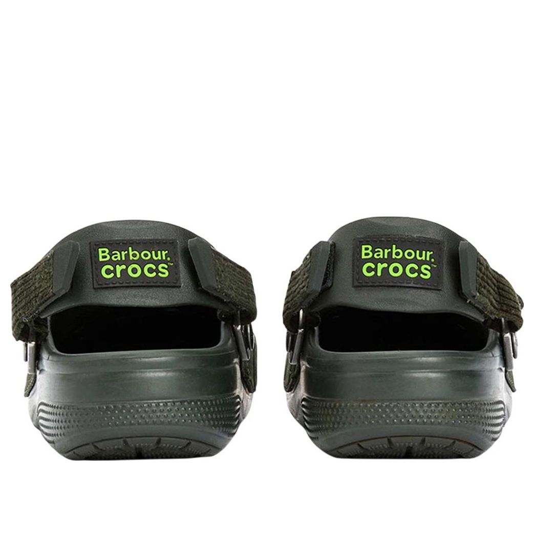 Crocs x Barbour Clog 'Olive Plaid' 210898-3VT