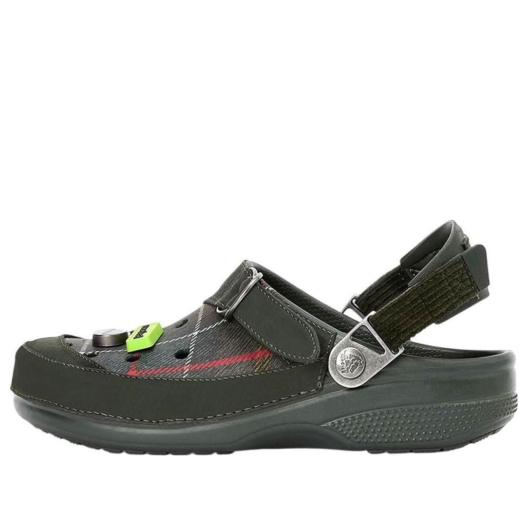 Crocs x Barbour Clog 'Olive Plaid' 210898-3VT