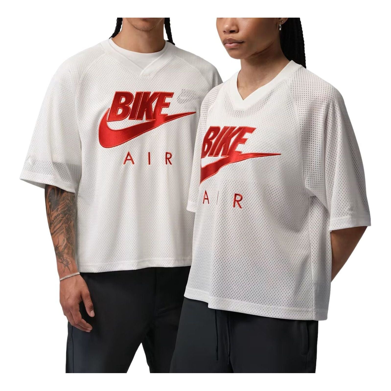 Jordan BIKE AIR x Nigel Sylvester Jersey 'White Red' IQ8156-133