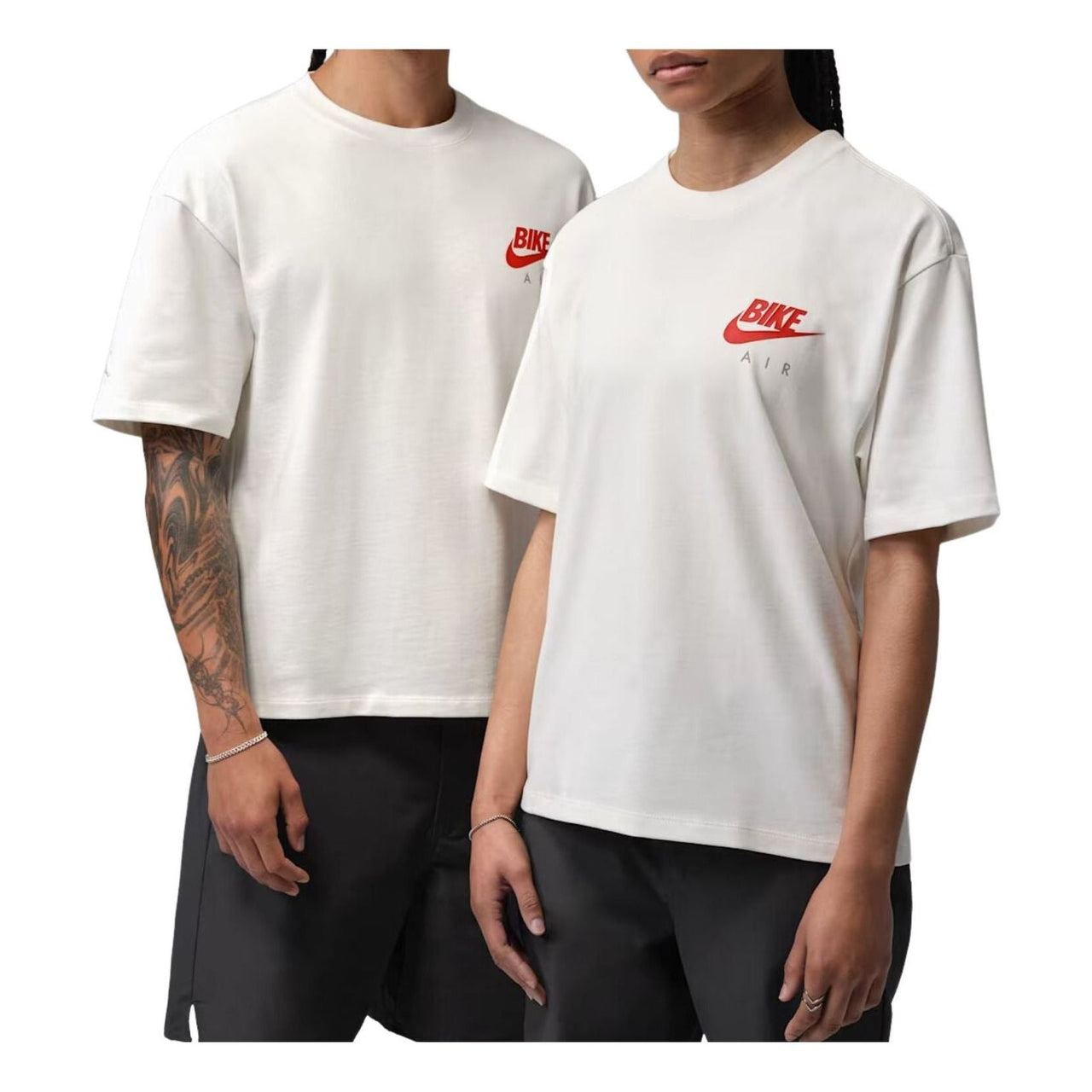Jordan BIKE AIR x Nigel Sylvester T-Shirt 'White Red' IQ8148-133