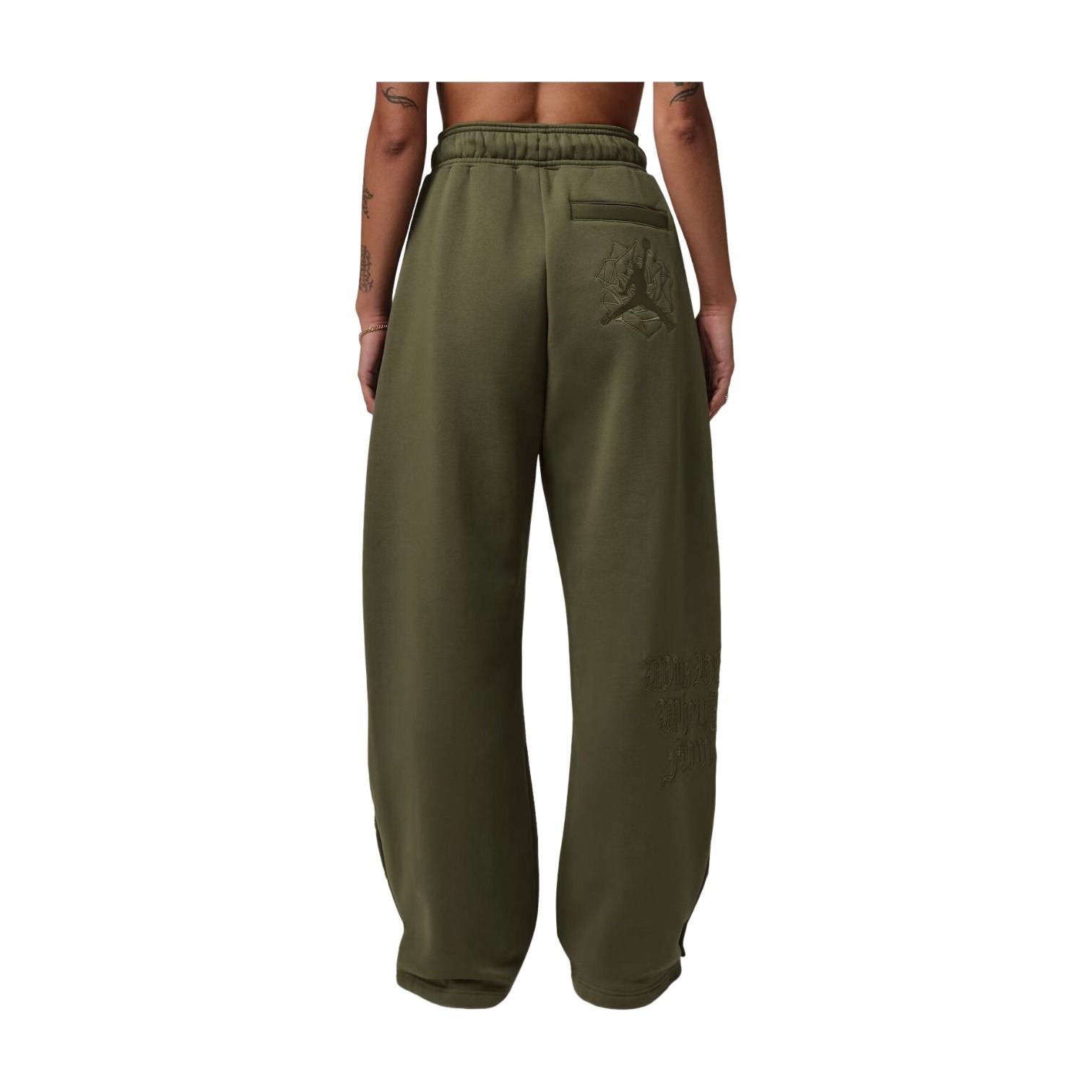 Jordan x Teyana Taylor Fleece Trousers 'Rough Green' IQ3844-326