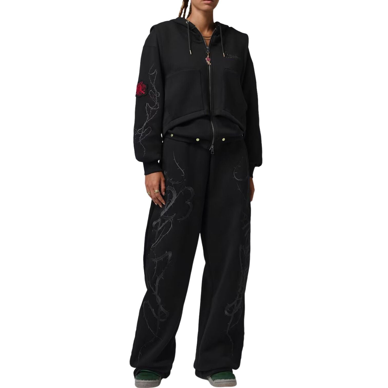 (WMNS) Jordan x Teyana Taylor Jumpsuit 'Black' IM6350-010
