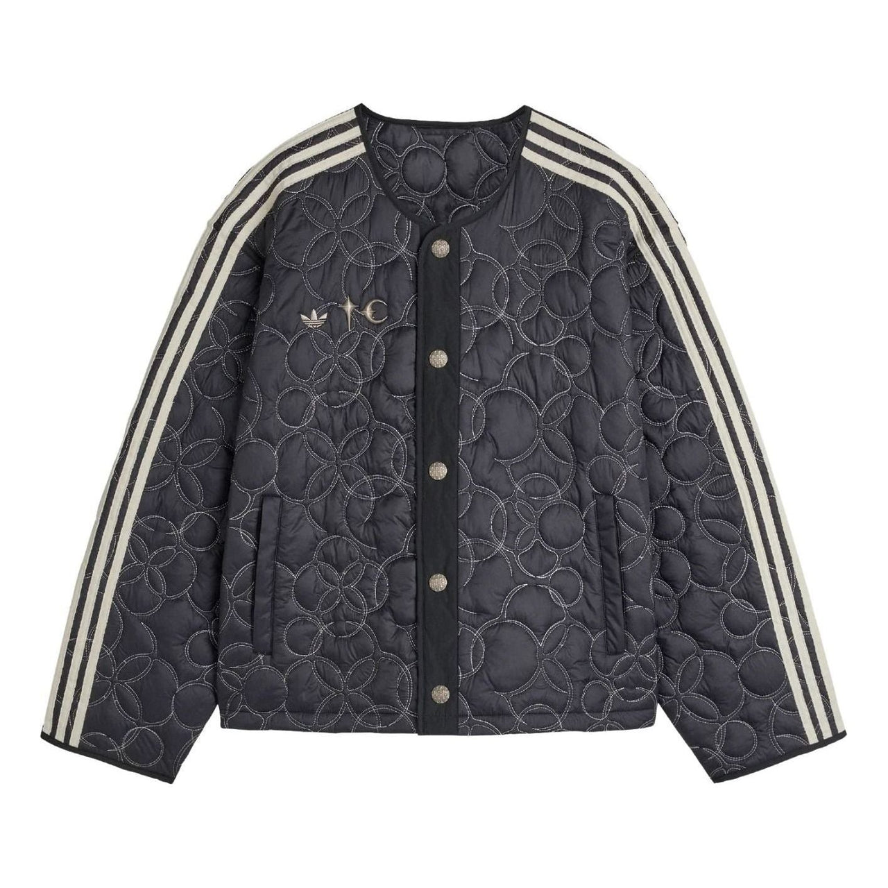 adidas x Thug Club Padded Liner Jacket Asia Sizing 'Black Silver Metallic' KC2231