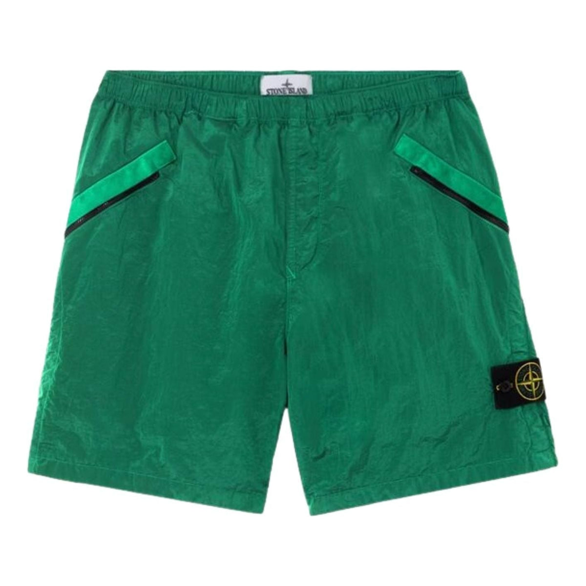 STONE ISLAND L100008 Nylon Metal ECONYL Shorts 'Malachite' L1S15L100008S0019V005H