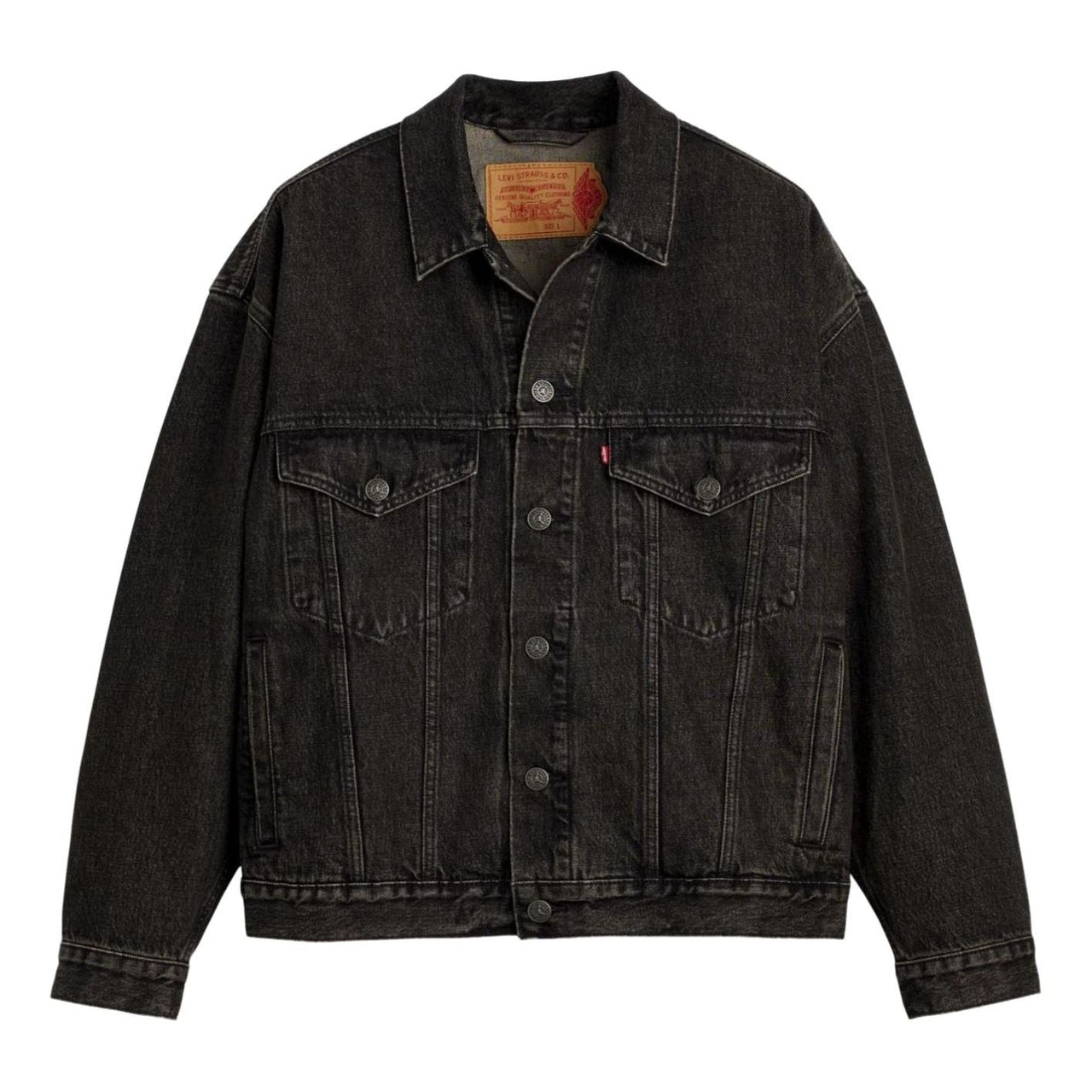 Air Jordan x LEVI'S Type III Denim Trucker Jacket 'Black Wash' 005FC-0000