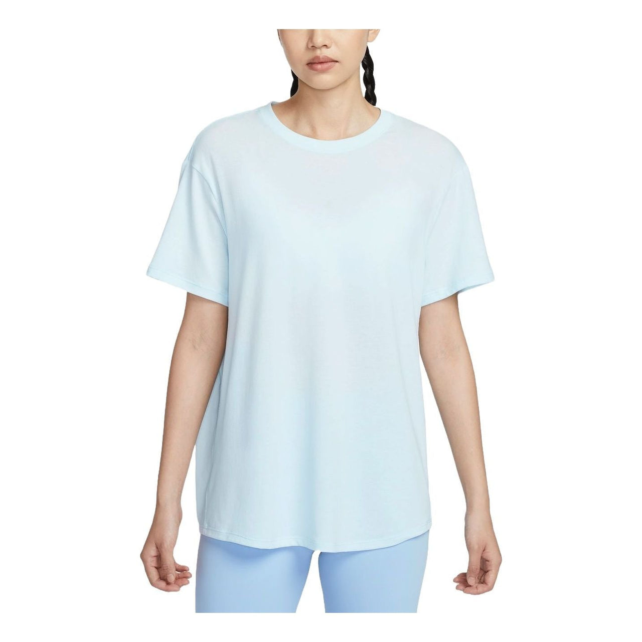 (WMNS) Nike One Relaxed Dri-FIT T-shirt Asia Sizing 'Ice Blue' FN2815-474