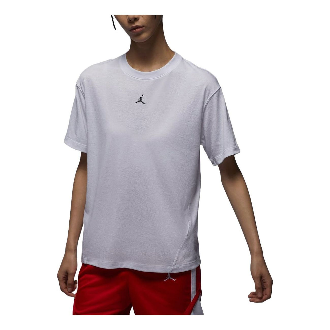 (WMNS) Air Jordan Sport Diamond T-Shirt Asia Sizing 'White' FN5117-100