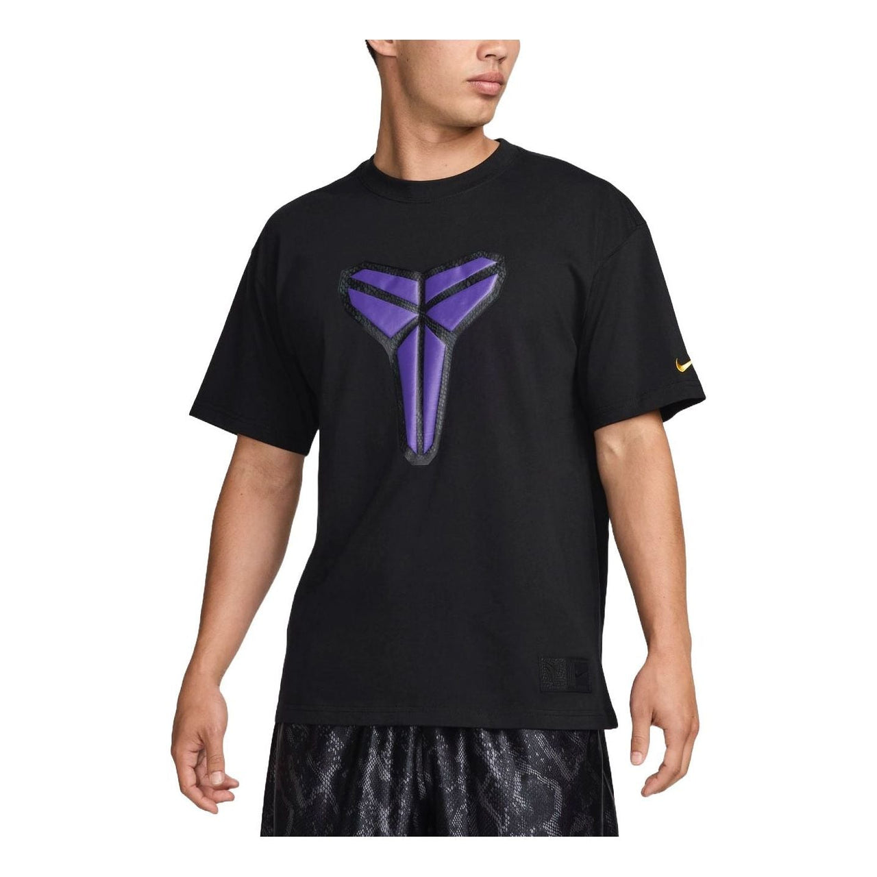 Nike Kobe Max90 Basketball T-shirt Asia Sizing 'Black' FZ8072-010