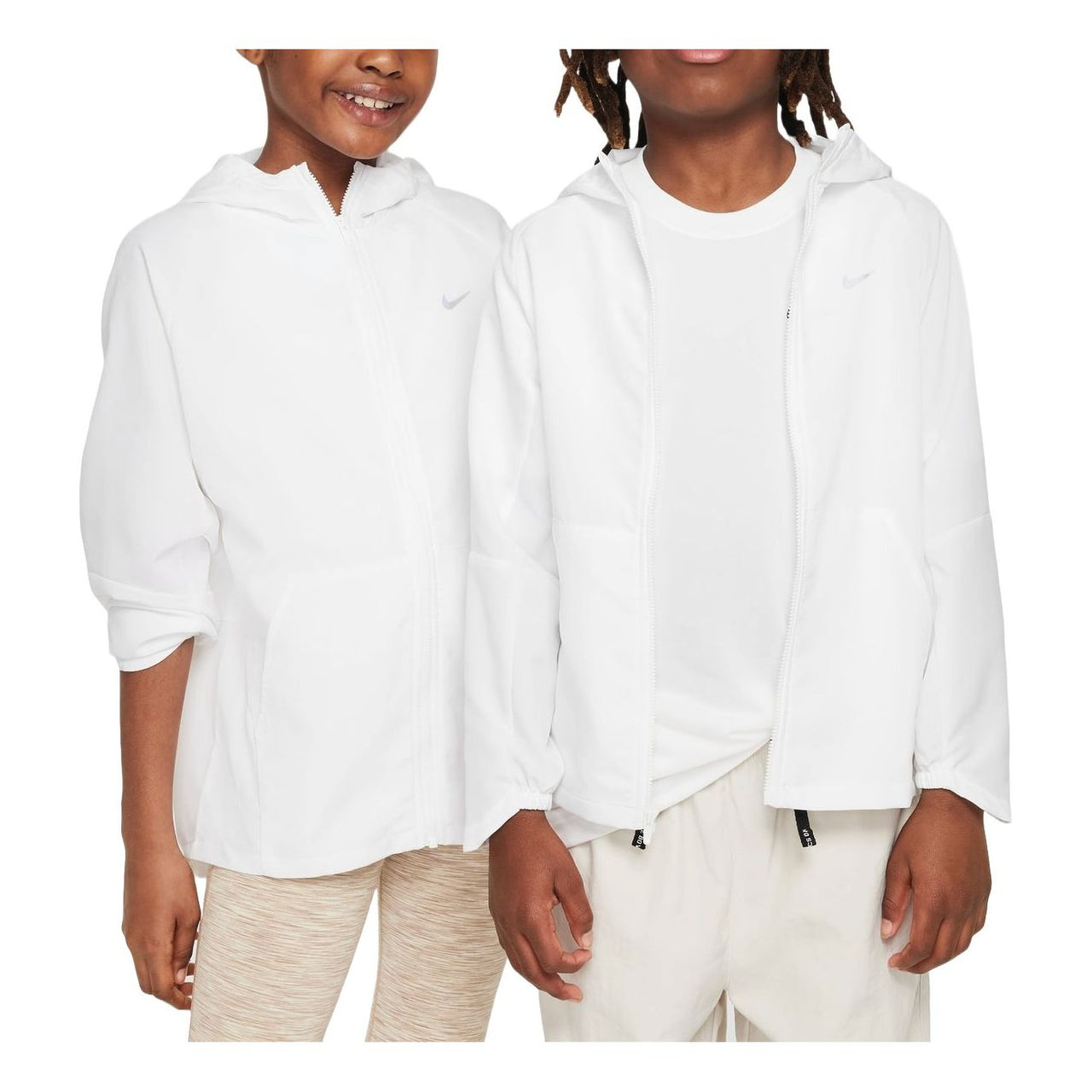 (GS) Nike Dri-FIT UV Training Jacket 'White' FZ5213-100