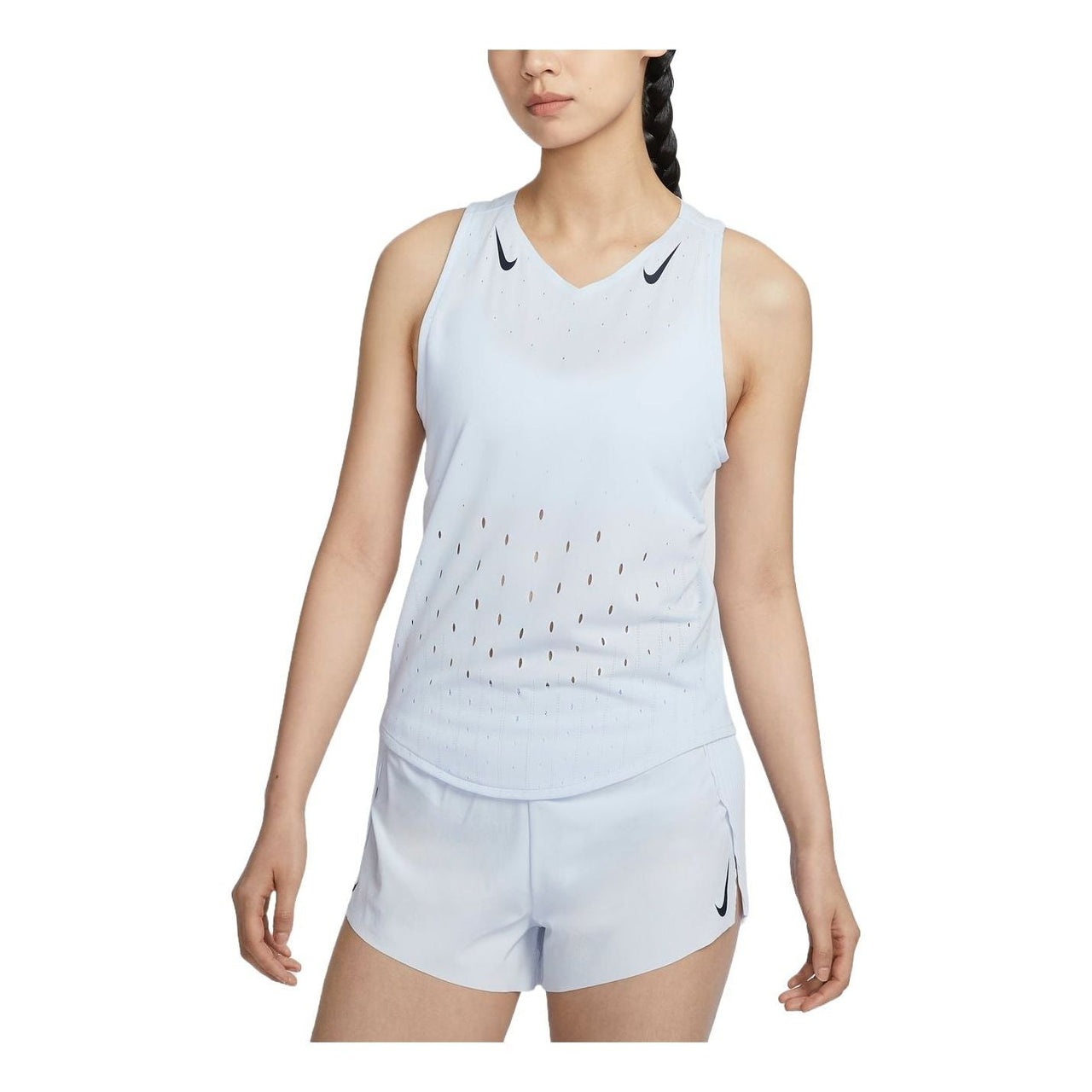(WMNS) Nike AeroSwift Dri-FIT ADV Running Singlet Asia Sizing 'Football Grey' FN2505-085