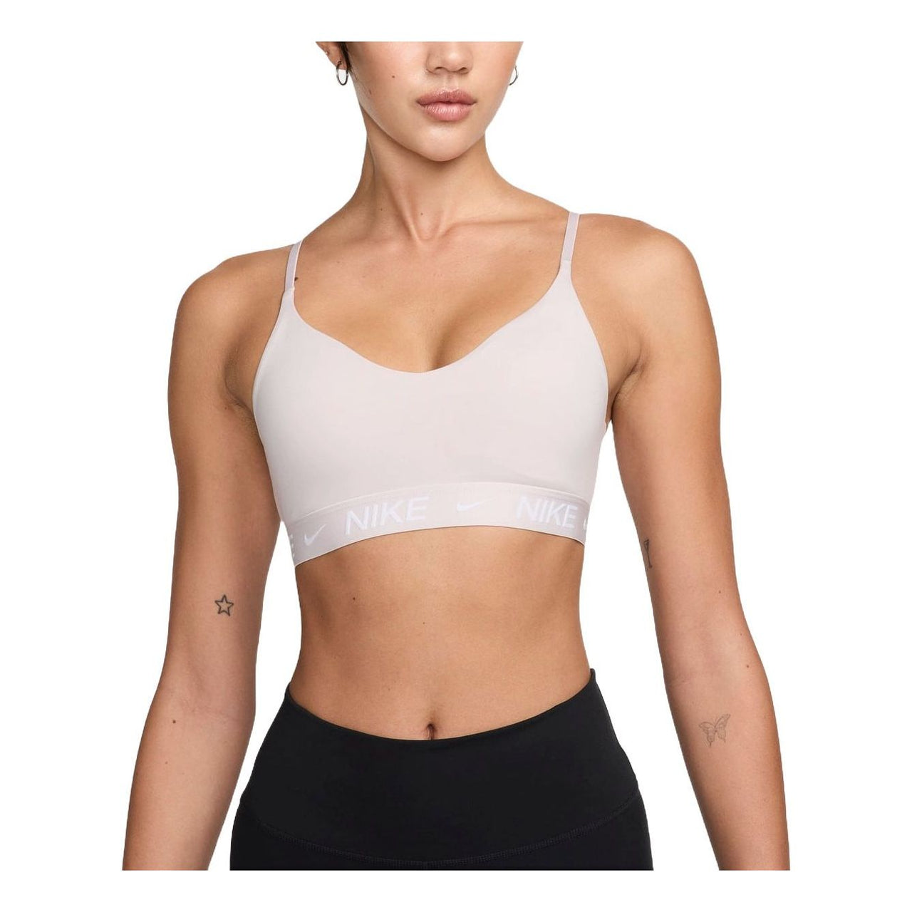 (WMNS) Nike Indy Light Support Padded Adjustable Sports Bra Asia Sizing 'Grey' FD1063-019