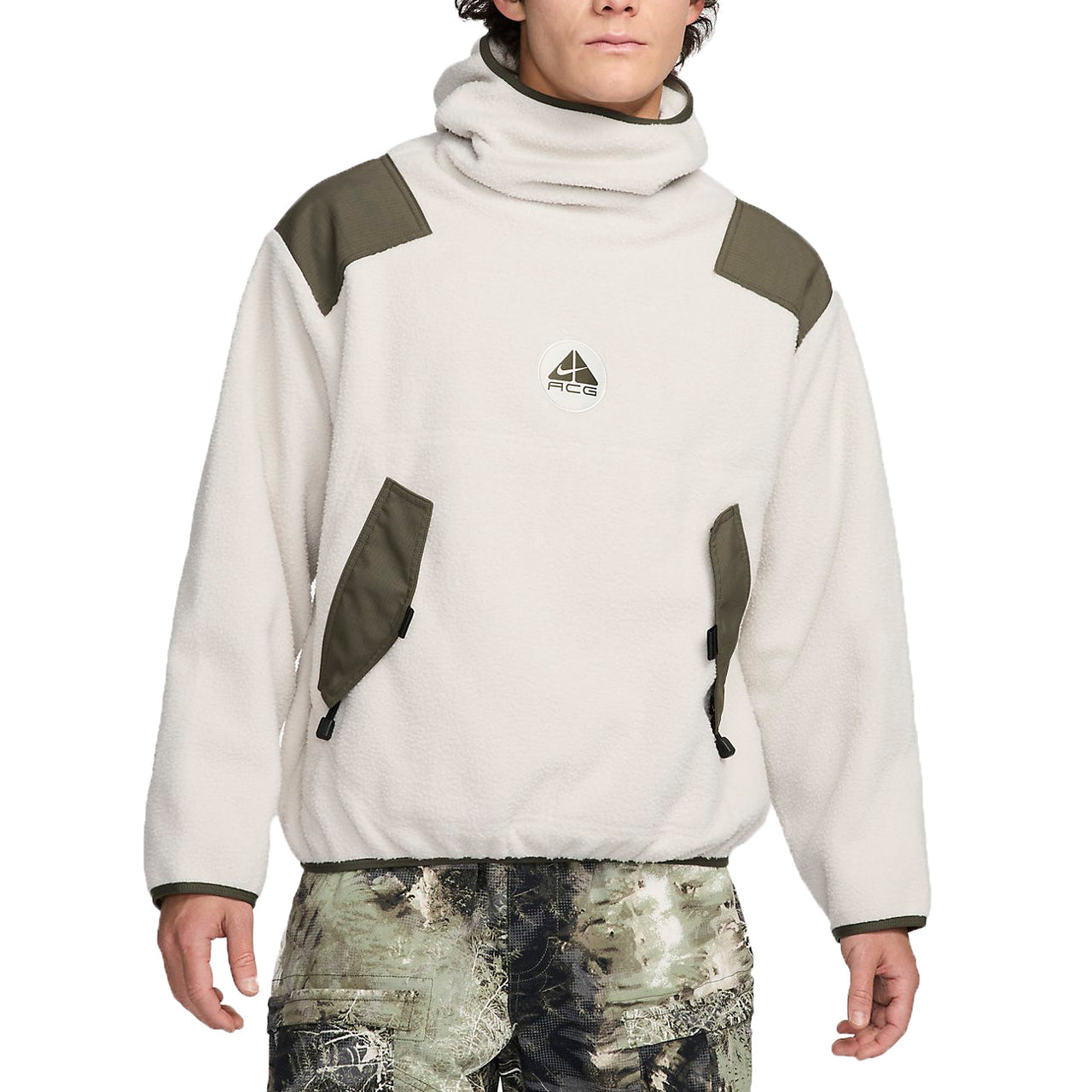 Nike ACG Balaclava Retro Fleece Pullover (Asia Sizing) 'Light Bone Khaki' FN1946-072