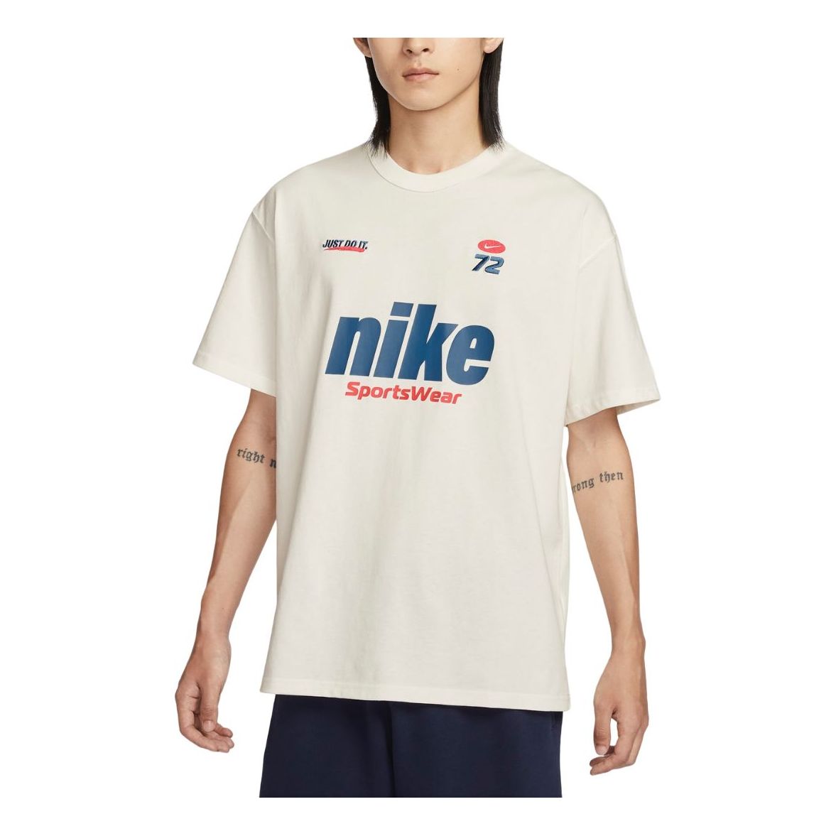 Nike Sportswear Premium Essentials Graphic T-shirt Asia Sizing 'Sail' HQ1570-133